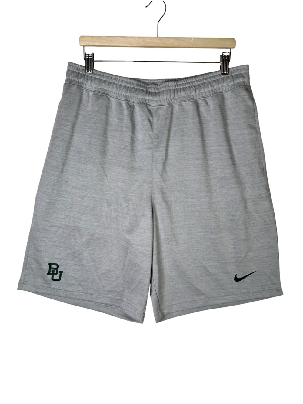 Nike Dri-Fit Baylor Bears BU Athletic Sweat Shorts Grey Men's Size XL